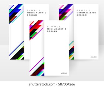 Memphis Geometric background Template for covers, flyers, banners, posters and placards, may be used for presentations and books, EPS10 vector illustration