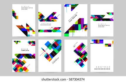 Memphis Geometrischer Hintergrund Vorlage für Cover, Flyer, Banner, Plakate und Plakate, kann für Präsentationen und Bücher verwendet werden, EPS10 Vektorgrafik