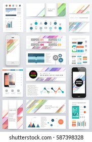 Memphis Geometric background Template for covers, flyers, banners, posters and placards, may be used for presentations and books, EPS10 vector illustration