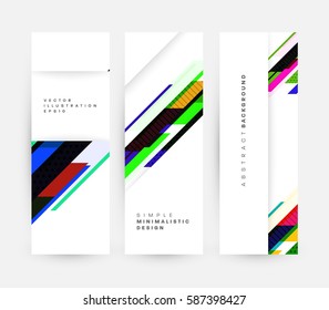 Memphis Geometric background Template for covers, flyers, banners, posters and placards, may be used for presentations and books, EPS10 vector illustration