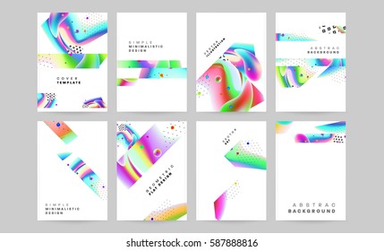Memphis Geometric background Template for covers, flyers, banners, posters and placards, may be used for presentations and books, EPS10 vector illustration