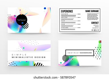 Memphis Geometric background Template for covers, flyers, banners, posters and placards, may be used for presentations and books, EPS10 vector illustration