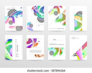 Memphis Geometrischer Hintergrund Vorlage für Cover, Flyer, Banner, Plakate und Plakate, kann für Präsentationen und Bücher verwendet werden, EPS10 Vektorgrafik