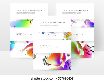 Memphis Geometric background Template for covers, flyers, banners, posters and placards, may be used for presentations and books, EPS10 vector illustration