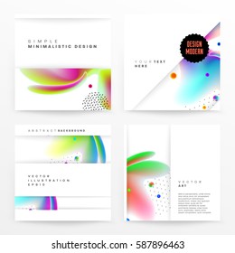 Memphis Geometric background Template for covers, flyers, banners, posters and placards, may be used for presentations and books, EPS10 vector illustration