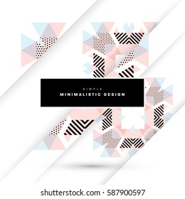 Memphis Planilla de fondo geométrico para cubiertas, volantes, pancartas, carteles y carteles, se puede usar para presentaciones y libros, ilustración del vector EPS10