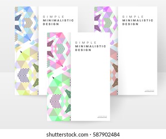 Memphis Geometrischer Hintergrund Vorlage für Cover, Flyer, Banner, Plakate und Plakate, kann für Präsentationen und Bücher verwendet werden, EPS10 Vektorgrafik