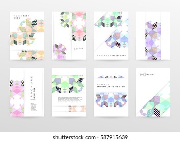 Memphis Planilla de fondo geométrico para cubiertas, volantes, pancartas, carteles y carteles, se puede usar para presentaciones y libros, ilustración del vector EPS10
