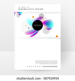 Memphis Planilla de fondo geométrico para cubiertas, volantes, pancartas, carteles y carteles, se puede usar para presentaciones y libros, ilustración del vector EPS10