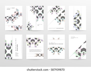 Memphis Planilla de fondo geométrico para cubiertas, volantes, pancartas, carteles y carteles, se puede usar para presentaciones y libros, ilustración del vector EPS10