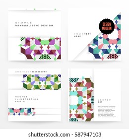 Memphis Geometrischer Hintergrund Vorlage für Cover, Flyer, Banner, Plakate und Plakate, kann für Präsentationen und Bücher verwendet werden, EPS10 Vektorgrafik