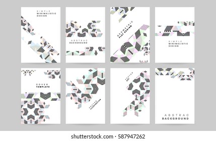 Memphis Planilla de fondo geométrico para cubiertas, volantes, pancartas, carteles y carteles, se puede usar para presentaciones y libros, ilustración del vector EPS10