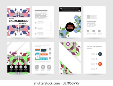 Memphis Geometrischer Hintergrund Vorlage für Cover, Flyer, Banner, Plakate und Plakate, kann für Präsentationen und Bücher verwendet werden, EPS10 Vektorgrafik