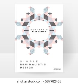 Memphis Planilla de fondo geométrico para cubiertas, volantes, pancartas, carteles y carteles, se puede usar para presentaciones y libros, ilustración del vector EPS10