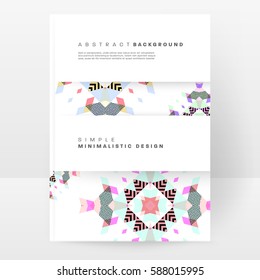 Memphis Geometric background Template for covers, flyers, banners, posters and placards, may be used for presentations and books, EPS10 vector illustration