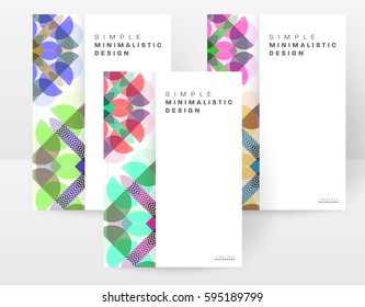 Memphis Geometric background Template for covers, flyers, banners, posters and placards, may be used for presentations and books, EPS10 vector illustration