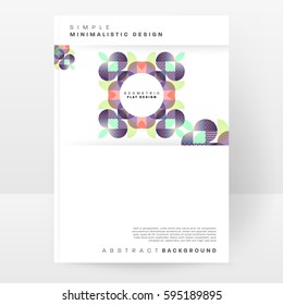 Memphis Planilla de fondo geométrico para cubiertas, volantes, pancartas, carteles y carteles, se puede usar para presentaciones y libros, ilustración del vector EPS10
