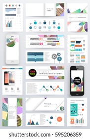 Memphis Geometrischer Hintergrund Vorlage für Cover, Flyer, Banner, Plakate und Plakate, kann für Präsentationen und Bücher verwendet werden, EPS10 Vektorgrafik