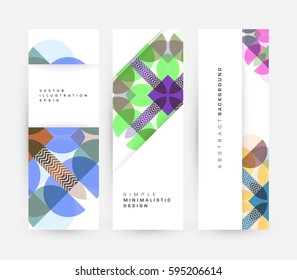 Memphis Planilla de fondo geométrico para cubiertas, volantes, pancartas, carteles y carteles, se puede usar para presentaciones y libros, ilustración del vector EPS10