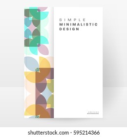Memphis Geometric background Template for covers, flyers, banners, posters and placards, may be used for presentations and books, EPS10 vector illustration