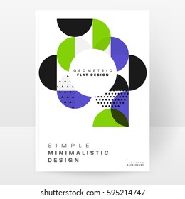Memphis Planilla de fondo geométrico para cubiertas, volantes, pancartas, carteles y carteles, se puede usar para presentaciones y libros, ilustración del vector EPS10
