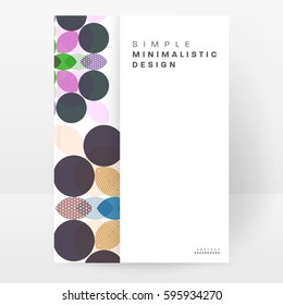 Memphis Geometric background Template for covers, flyers, banners, posters and placards, may be used for presentations and books, EPS10 vector illustration