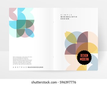 Memphis Geometric background Template for covers, flyers, banners, posters and placards, may be used for presentations and books, EPS10 vector illustration