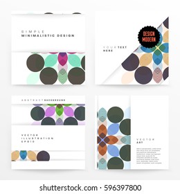 Memphis Geometric background Template for covers, flyers, banners, posters and placards, may be used for presentations and books, EPS10 vector illustration