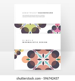Memphis Geometric background Template for covers, flyers, banners, posters and placards, may be used for presentations and books, EPS10 vector illustration