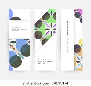 Memphis Planilla de fondo geométrico para cubiertas, volantes, pancartas, carteles y carteles, se puede usar para presentaciones y libros, ilustración del vector EPS10