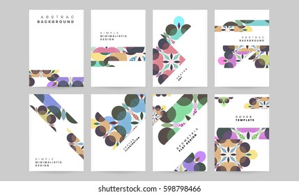 Memphis Planilla de fondo geométrico para cubiertas, volantes, pancartas, carteles y carteles, se puede usar para presentaciones y libros, ilustración del vector EPS10
