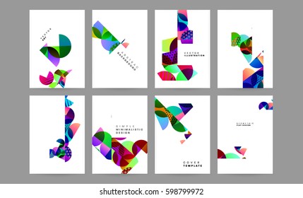 Memphis Geometrischer Hintergrund Vorlage für Cover, Flyer, Banner, Plakate und Plakate, kann für Präsentationen und Bücher verwendet werden, EPS10 Vektorgrafik