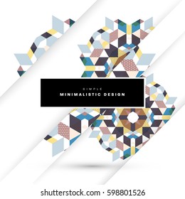Memphis Planilla de fondo geométrico para cubiertas, volantes, pancartas, carteles y carteles, se puede usar para presentaciones y libros, ilustración del vector EPS10