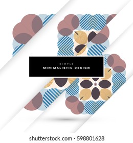 Memphis Planilla de fondo geométrico para cubiertas, volantes, pancartas, carteles y carteles, se puede usar para presentaciones y libros, ilustración del vector EPS10