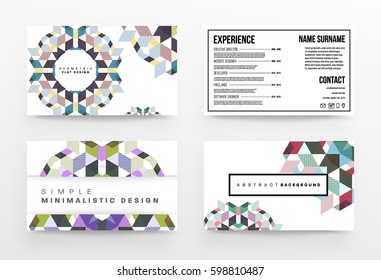 Memphis Geometrischer Hintergrund Vorlage für Cover, Flyer, Banner, Plakate und Plakate, kann für Präsentationen und Bücher verwendet werden, EPS10 Vektorgrafik