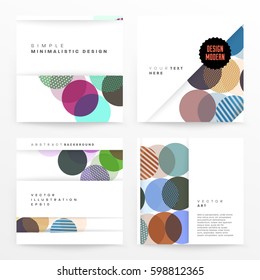 Memphis Geometric background Template for covers, flyers, banners, posters and placards, may be used for presentations and books, EPS10 vector illustration