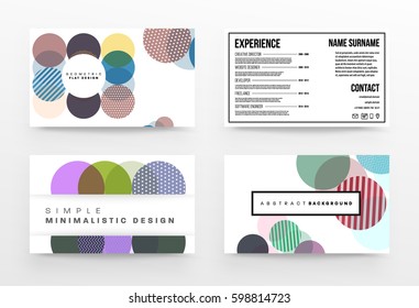 Memphis Geometric background Template for covers, flyers, banners, posters and placards, may be used for presentations and books, EPS10 vector illustration
