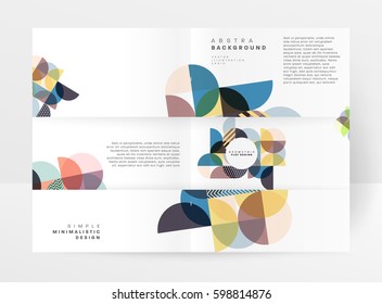 Memphis Geometric background Template for covers, flyers, banners, posters and placards, may be used for presentations and books, EPS10 vector illustration