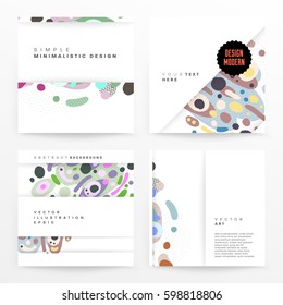 Memphis Geometric background Template for covers, flyers, banners, posters and placards, may be used for presentations and books, EPS10 vector illustration