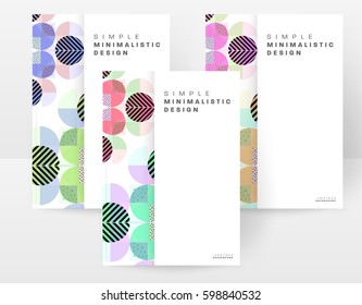 Memphis Geometrischer Hintergrund Vorlage für Cover, Flyer, Banner, Plakate und Plakate, kann für Präsentationen und Bücher verwendet werden, EPS10 Vektorgrafik