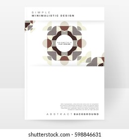 Memphis Geometric background Template for covers, flyers, banners, posters and placards, may be used for presentations and books, EPS10 vector illustration
