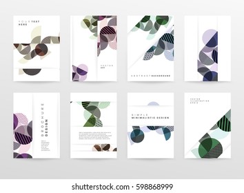 Memphis Geometric background Template for covers, flyers, banners, posters and placards, may be used for presentations and books, EPS10 vector illustration
