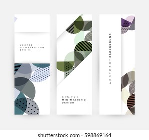 Memphis Geometric background Template for covers, flyers, banners, posters and placards, may be used for presentations and books, EPS10 vector illustration