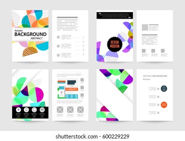 Memphis Geometrischer Hintergrund Vorlage für Cover, Flyer, Banner, Plakate und Plakate, kann für Präsentationen und Bücher verwendet werden, EPS10 Vektorgrafik