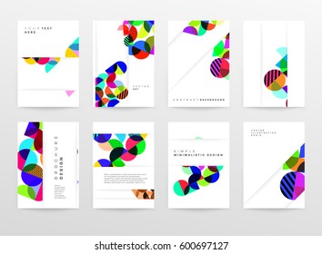 Memphis Geometrischer Hintergrund Vorlage für Cover, Flyer, Banner, Plakate und Plakate, kann für Präsentationen und Bücher verwendet werden, EPS10 Vektorgrafik