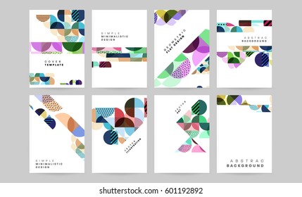 Memphis Geometric background Template for covers, flyers, banners, posters and placards, may be used for presentations and books, EPS10 vector illustration