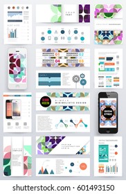 Memphis Geometric background Template for covers, flyers, banners, posters and placards, may be used for presentations and books, EPS10 vector illustration