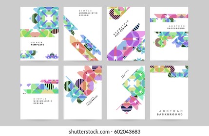 Memphis Geometrischer Hintergrund Vorlage für Cover, Flyer, Banner, Plakate und Plakate, kann für Präsentationen und Bücher verwendet werden, EPS10 Vektorgrafik