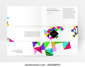 Memphis Geometrischer Hintergrund Vorlage für Cover, Flyer, Banner, Plakate und Plakate, kann für Präsentationen und Bücher verwendet werden, EPS10 Vektorgrafik