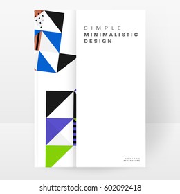 Memphis Planilla de fondo geométrico para cubiertas, volantes, pancartas, carteles y carteles, se puede usar para presentaciones y libros, ilustración del vector EPS10